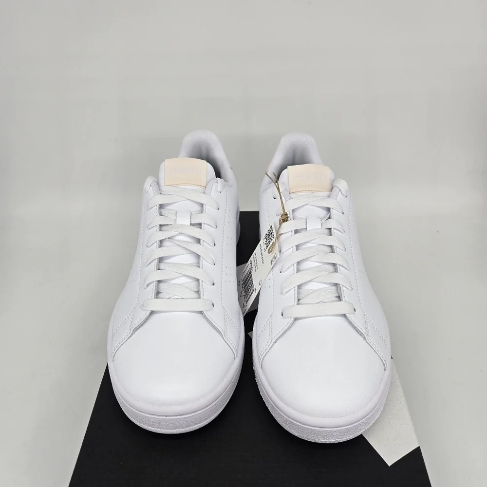 New Adidas Advantage 'White Wonder Quartz' ID9652 Women's Shoes Size 8 - Picture 2 of 8
